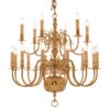 Brink And Van Keulen Brass Chandelier Vermeer 119