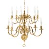 Brink And Van Keulen Brass Chandelier Vermeer 113