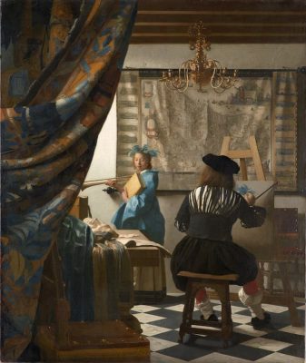 Die Kunst der Malerei Johannes Vermeer Kronleuchter