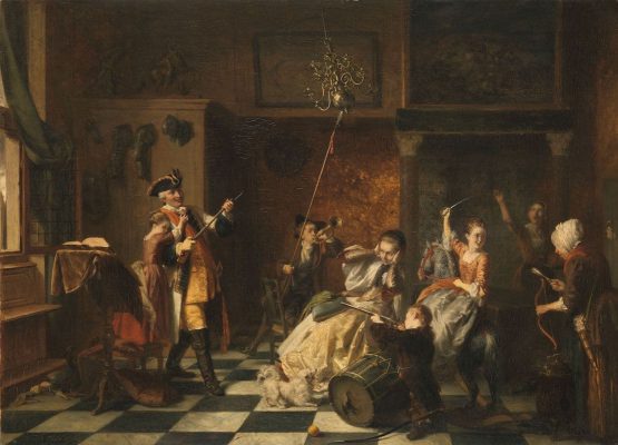 Die Vatermörder David Bles Kronleuchter